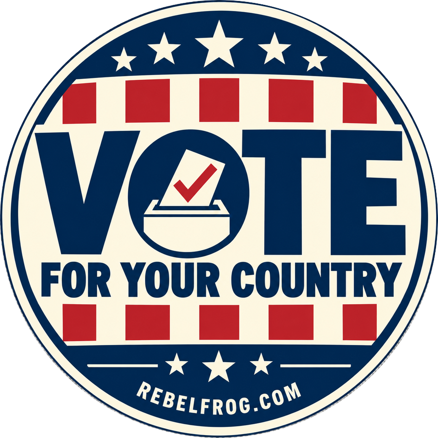 Vote for Your Country | 4″ Vinyl Sticker